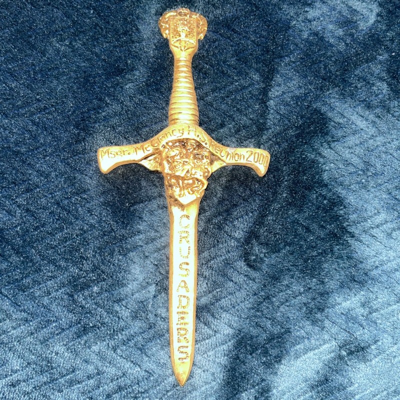 Msgr.Mcclancy Memorial H.S. Collectible Letter Opener Reunion 2000