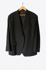 Eleganter Herren Anzug – Größe 58-Polyester, Nadelstreifen