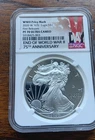 2020-W American Silver Eagle Proof  V75 Privy, End of WWII, NGC PF70 V-Day Label