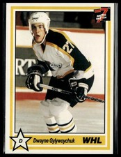 1990-91 7th Inning Sketch WHL #218 Dwayne Gylywoychuk Brandon Wheat Kings