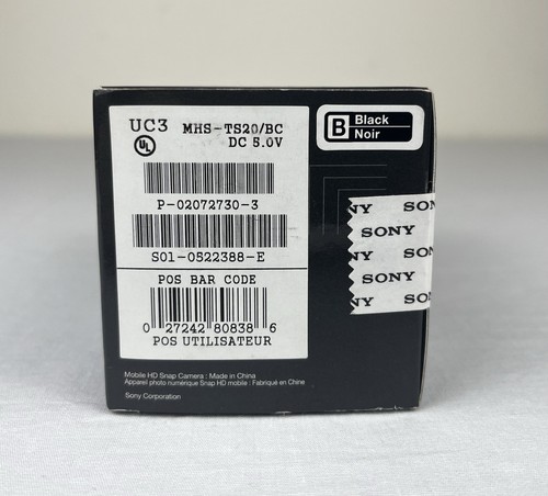Sony Bloggie Touch MHS-TS20 8 GB Mobile HD Snap Camera Camcorder Black VGC - Picture 13 of 13