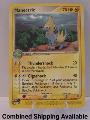 Manectric - 39/109 Ruby and Sapphire NM English 15381