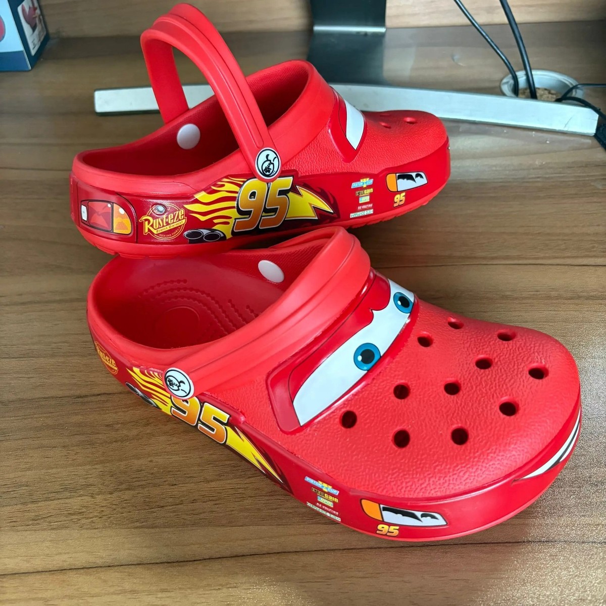 NEW Crocs Lightning McQueen Clog Adult Shoe Limited Classic  display picture 1