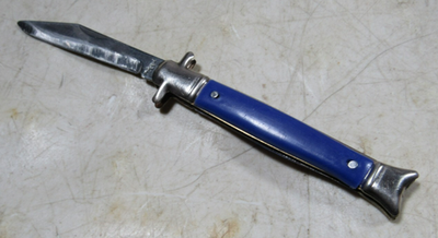 Vintage 1960s70s The Ideal USA Stiletto Type Pocketknife Blue