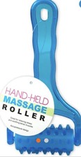 Body Massage Roller Stick Blue Handheld Manual Plastic Full Body Rolling