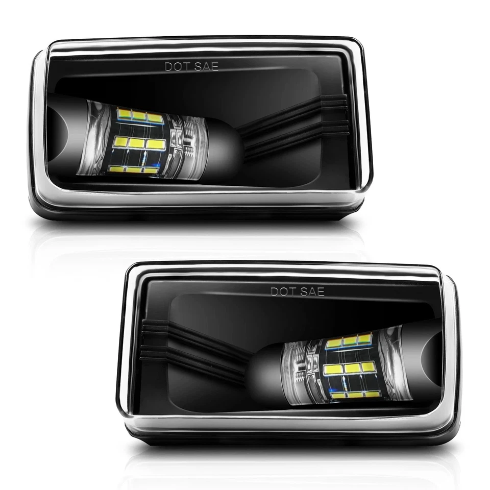 LED Fog Lights For Chevy Silverado 1500 2500 3500/Avalanche/Suburban 2007-2015 - Image 2 of 4