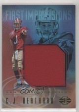 2017 Panini Illusions First Impressions Memorabilia CJ Beathard #FI-CJ gn1