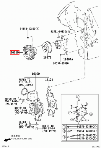 Genuine LandCruiser 76 Series VDJ 1VD 4.5 Diesel V8 Fan Clutch Viscous Coupling - Bild 5 von 5