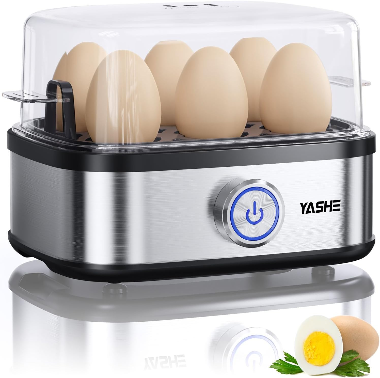 Cuociuova Multifunzione 400W: 6 Uova Sode Perfette, Mai Più Crepe!
