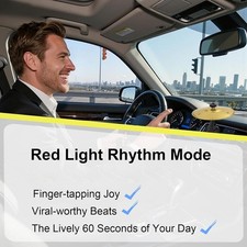 2-Car Air Vent Cymbal Drum Dashboard Crash Cymbal For Music Lovers Funny Driving
