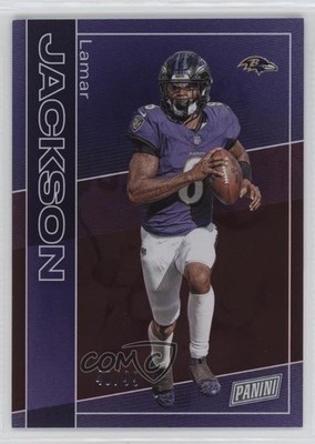 2025 Panini National Convention Red 40/99 Lamar Jackson #21 16wc