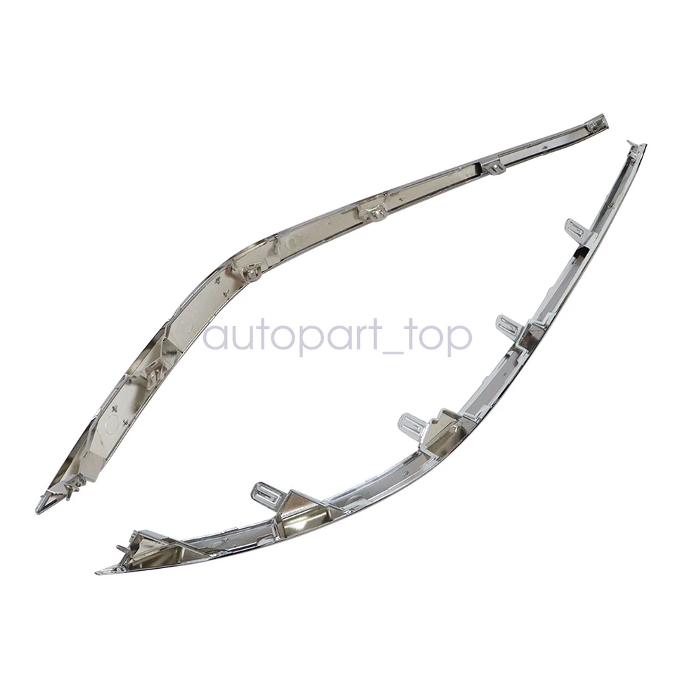 Nuevo ajuste Nissan Murano 2019-2021 parachoques delantero conductor pasajero moldura Foto 3 de 4