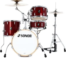 Sonor AQX Jazz 4-piece Shell Pack - Red Moon Sparkle