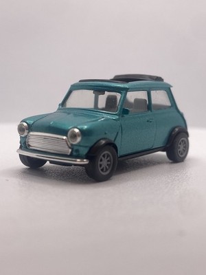 Herpa Austin Rover Morris Mini Cooper Mk VI türkisgrünmetallic o.  Faltdach (67)