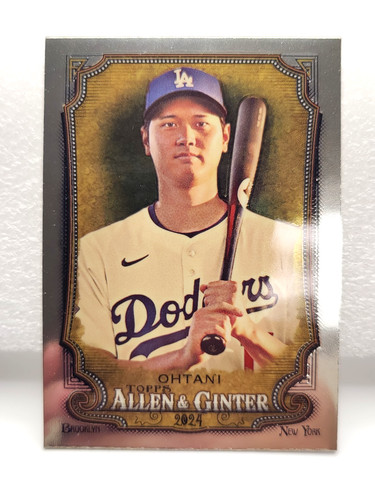 2024 TOPPS ALLEN & GINTER CHROME SHOHEI OHTANI #97 LOS ANGELES DODGERS