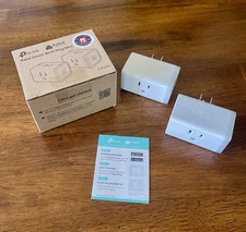 Two (2) Pack -- TP-Link Kasa Smart Wi-Fi Plug Mini HS103P2 -- Fast Shipping