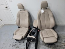 2018-2020 Bmw X2 Front Seats Set Wconsole Gray Leather See Notes Pics