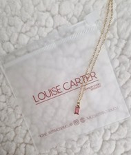 Neuer Dainty Birthday Stone (Juli, rose gold) Pendant Necklace von Louise Carter