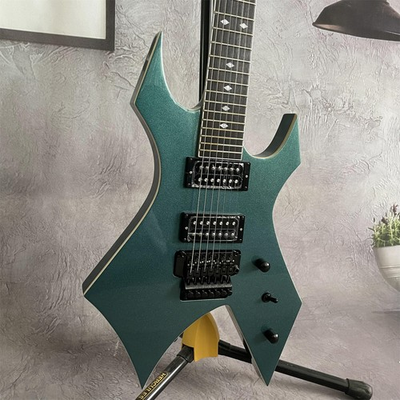 #ad #ad NEW Warlock Extreme Electric Guitar Basswood Body Rosewood Fretboard Black Parts $272.80