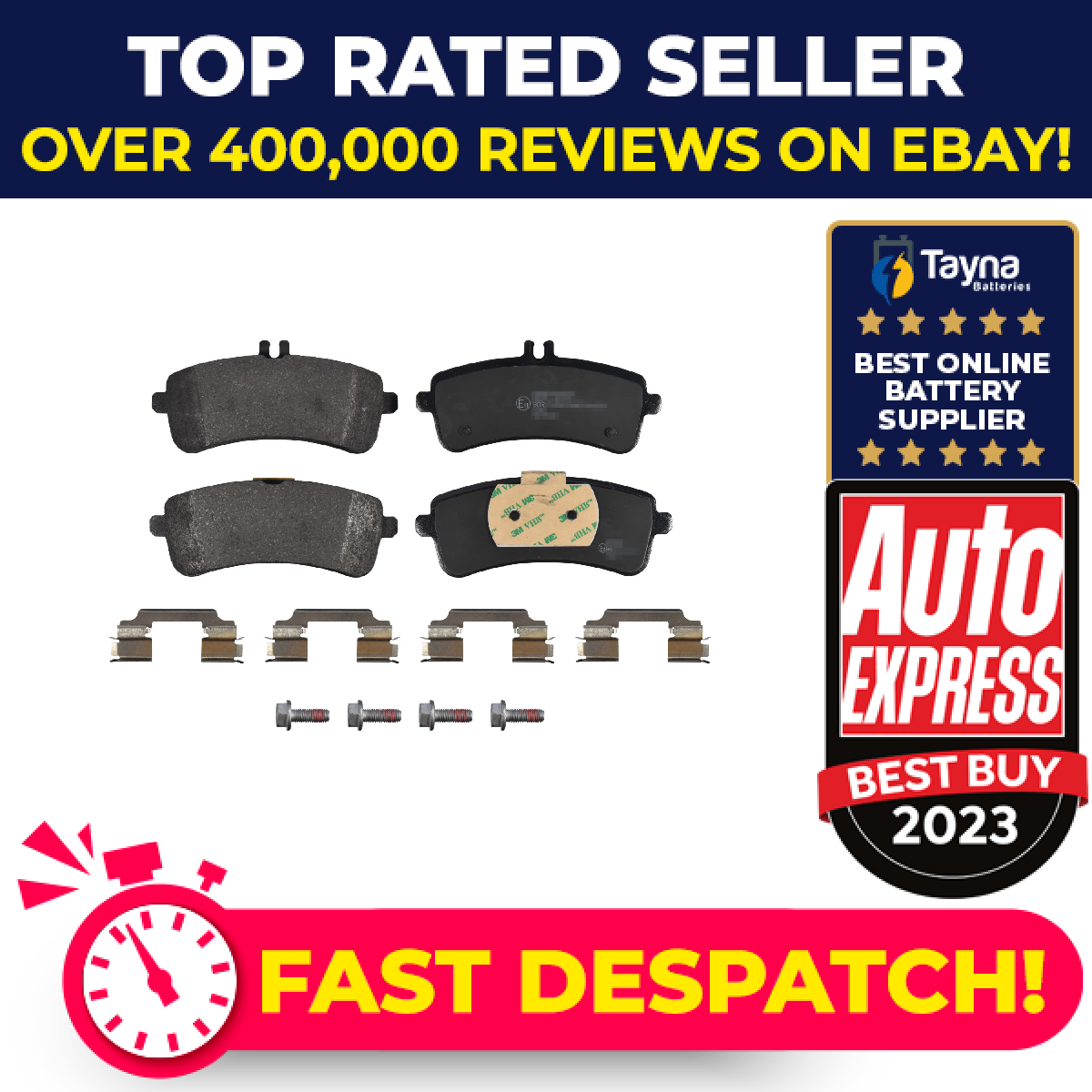 Brake Pads Set fits MERCEDES S65 AMG C217, W222 6.0 Rear 2014 on M279.980 New