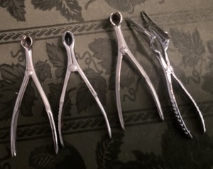 Lot OF 4  Stainless Steel Nasal Speculum ENT Instrument
