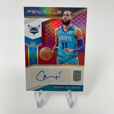 2019-20 Panini Donruss Elite Cody Martin Rookie Auto /49 Red Pen Pals RC #PP-CMT