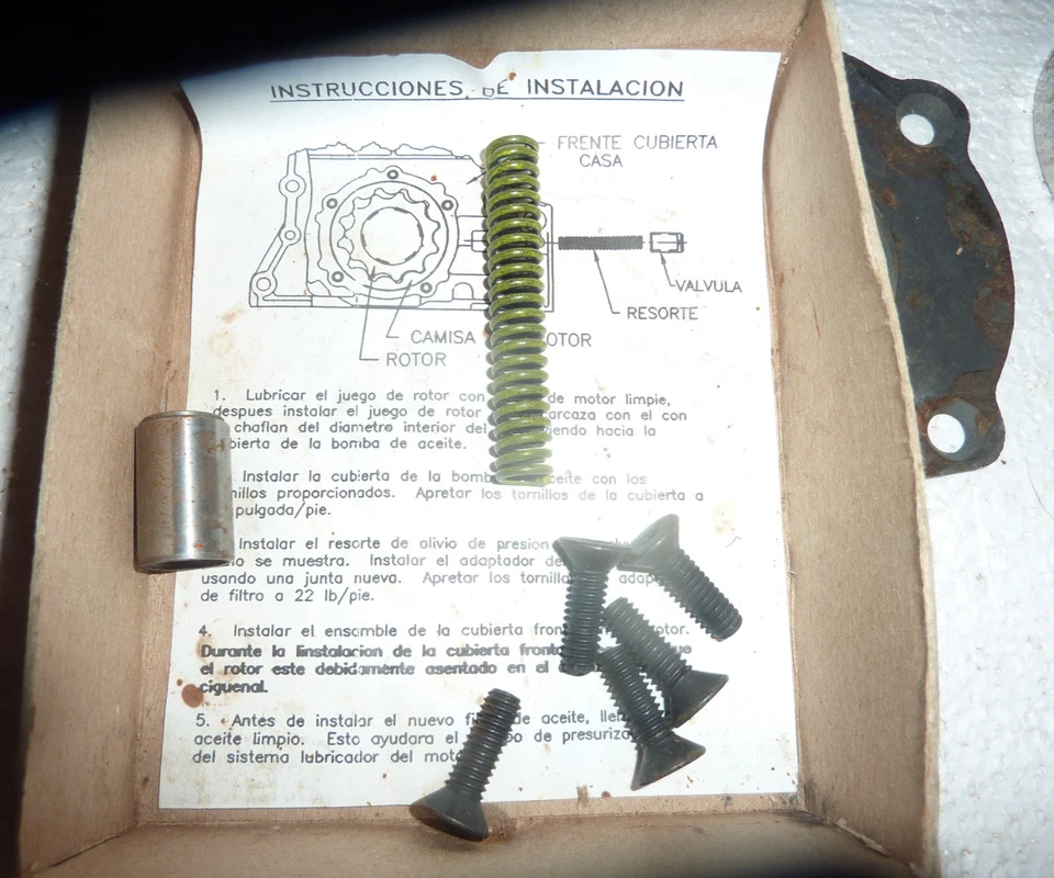 Ремонтный комплект масляного насоса двигателя запасной Melling K195 S-6 - Изображение 2 из 3