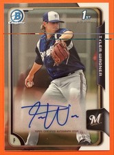2015 Bowman - Chrome Prospects Autographs Tyler Wagner #BCAP-TW (AU, RC)