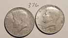 KENNEDY HALF DOLLAR,  40%  SILVER, 1967-P, 1968-D,    ----377