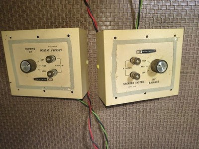 2 VINTAGE HEATH HEATHKIT AS-38 CROSSOVERS Pulled from damaged working cabinets