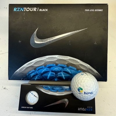 Nike Golf RZN Black Golf Balls, White Nike Golf RZN Black Golf Balls, White