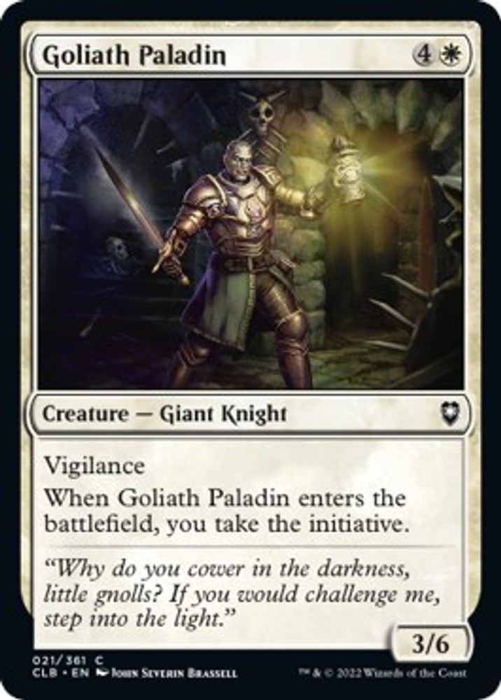 NM Foil - Goliath Paladin [CLB - 21] Commander Legends: Battle for Baldur's Gate