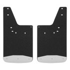 2 Mud Guards Mud Flaps Front 12"x23" Textured Rubber Luverne 250932