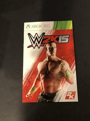 wwe 2k15 xbox 360 Manual only