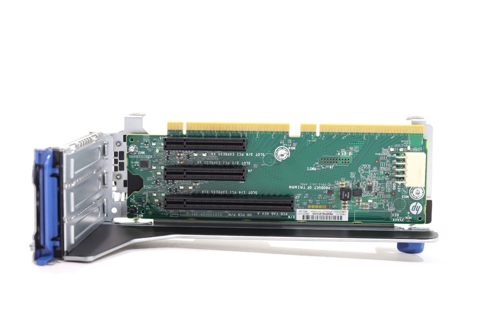 HP ProLiant DL380P Gen8 3-Slot PCIe Riser Card with Cage P/N: 662524 ...