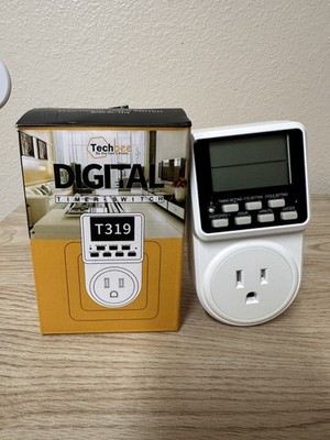 Digital Infinite Repeat Cycle Intermittent Timer Plug for Electrical Outlet, 24