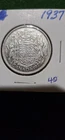 1937 Canada George VI 50 Cents Canadian Half Dollar