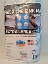 Drymate XL Under Sink Mat Waterproof Cabinet Protection 24 X 59 Light Blue