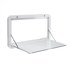 RV Table, 31.5" L x 17.7" W Foldable Caravan Tables Campervan for Outside Picnic