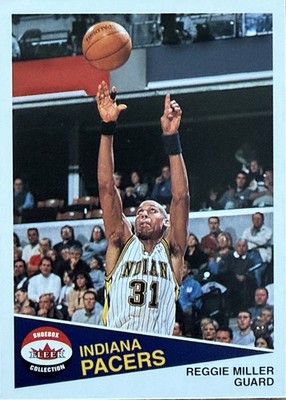 2001-02 Fleer Shoebox REGGIE MILLER Indiana Pacers 