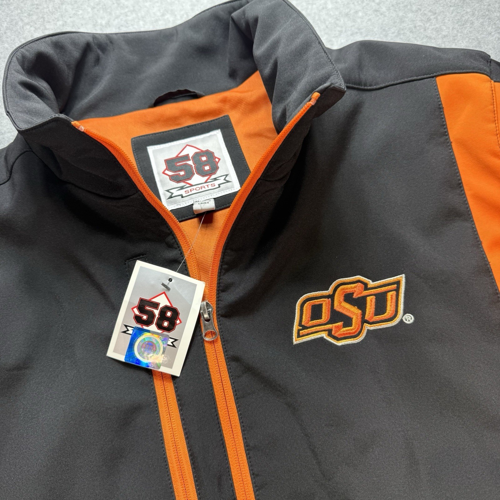 Oklahoma State Cowboys Jacket OSU Size XXL Full Zip NWT