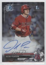 2017 Bowman Draft Chrome Draft Pick Jacob Pearson #CDA-JPE Auto d4k
