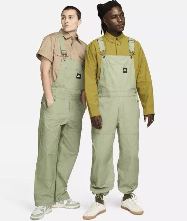 Nike SB Skate Overalls Men's Dungarees Size XL FN2585-386 Green