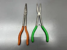 (r) MATCO TOOLS 2PC LONG REACH NEEDLE NOSE PLIERS SET PD011PDA PN0110B USA