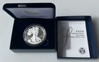 2020-W AMERICAN EAGLE ONE OUNCE SILVER PROOF COIN w COA & ORIGINAL BOX