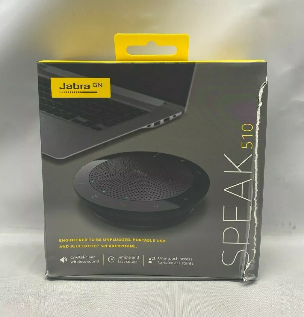 Jabra Speak 510 Wireless Bluetooth Speaker, Box Damage