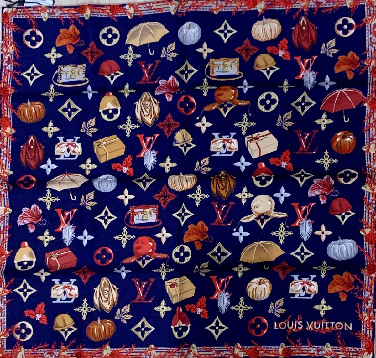 Louis Vuitton Monogram Square Silk Scarf