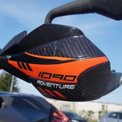 LABELBIKE Adesivi 3D Protezione Paramani moto compatibile con KTM 1090 Adventure 2017-2019