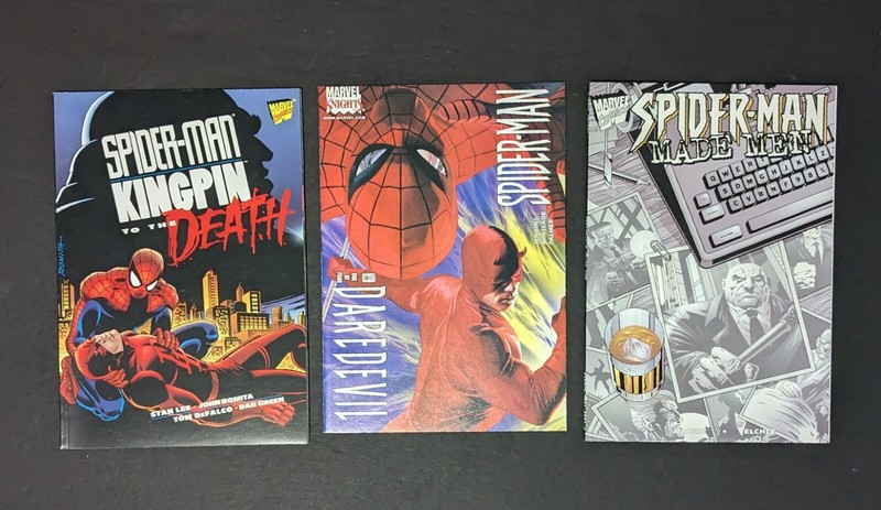 Marvel Spider-Man Kingpin Comic Book Lot (3) Daredevil Stan Lee John Romita