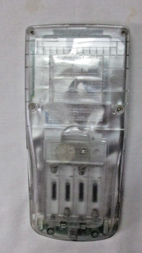 Calculadora gráfica transparente TI-83 Plus edición plateada con cubierta y estuche probados - Imagen 4 de 9